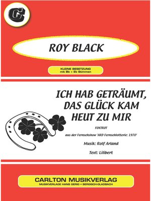 cover image of Ich hab geträumt, das Glück kam heut zu mir